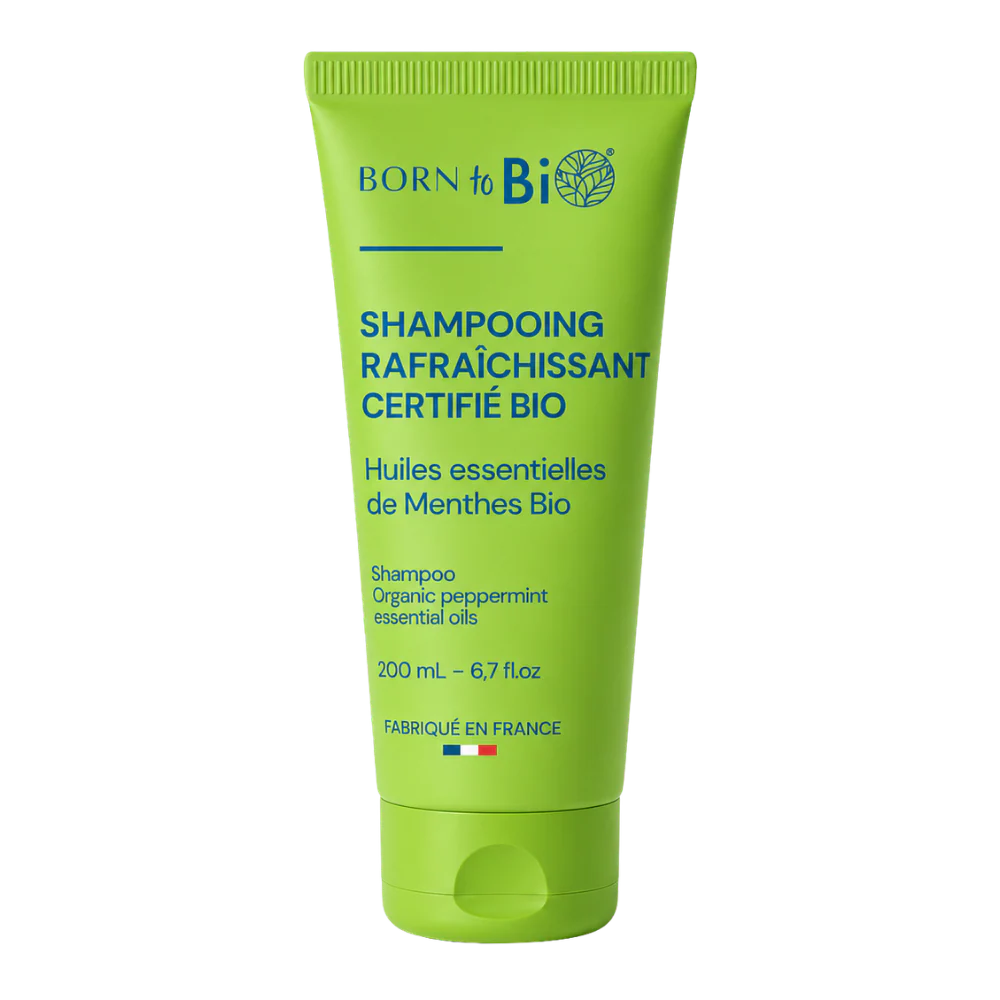 Erfrischendes Grüne-Minze-Shampoo – Bio-zertifiziert